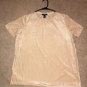 Forever 21 Velvet Short Sleeve